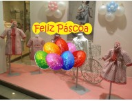 ADESIVO PARA VITRINE PÁSCOA- ADESIVO FELIZ PÁSCOA 1